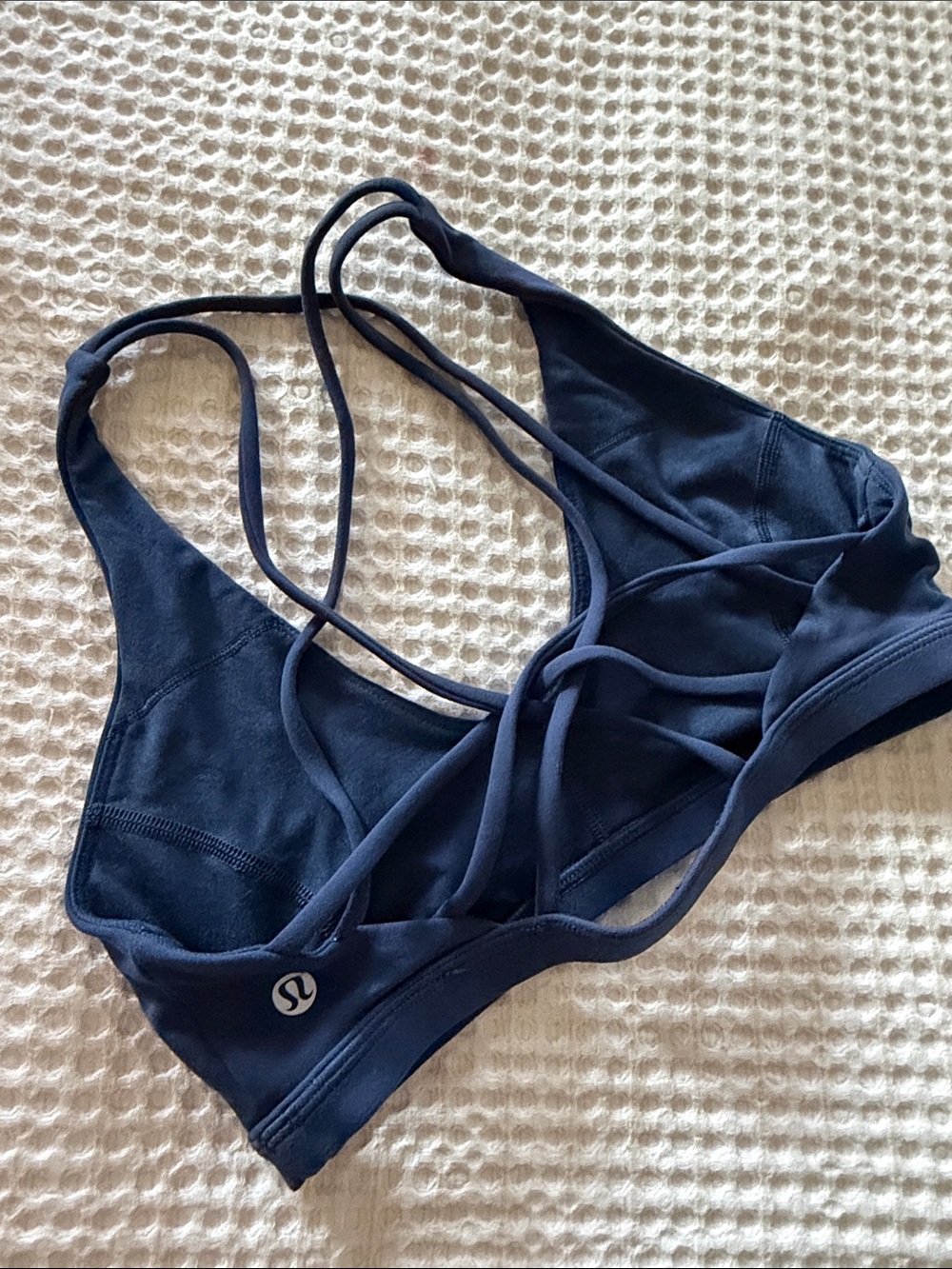 lululemon athletica Navy Multi-Strap Sports Bra - Women
